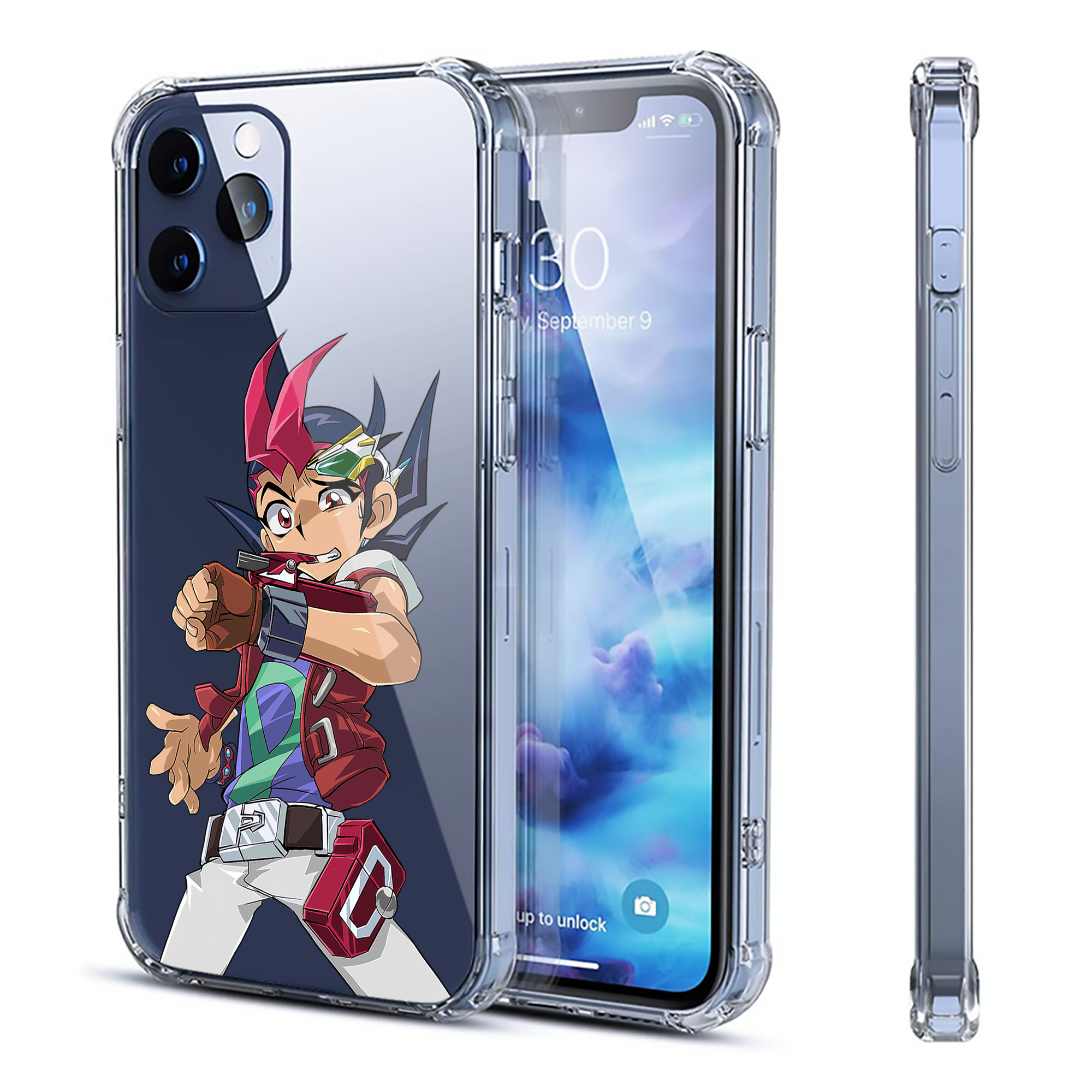 （画像用） 遊☆戯☆王 Yu-Gi-Oh! 【iPhone 12シリーズ対応】透明スマホケース（クリアソフトケース）